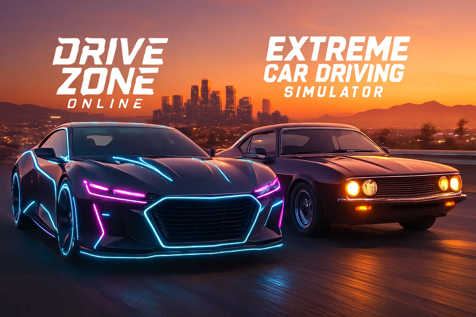 Drive Zone Online vs Extreme Car Driving Simulator Compared