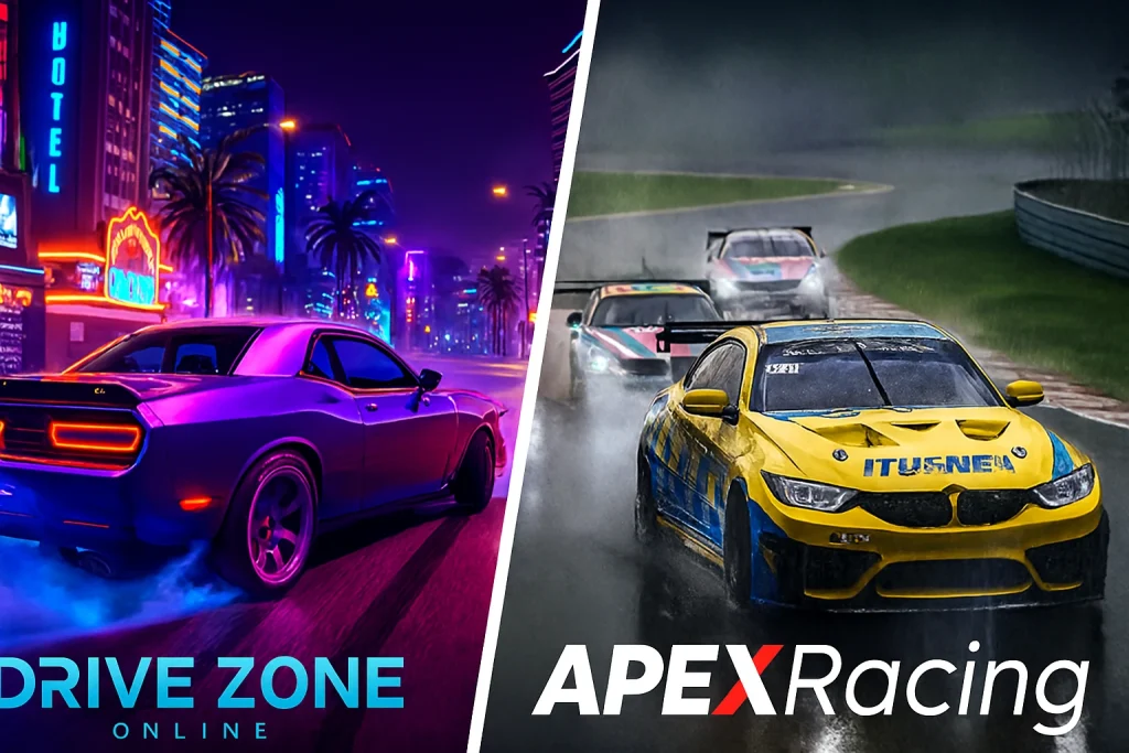 Drive Zone Online VS Apex Racing: Which Game Reigns Supreme? 2 Variety in Gameplay Styles