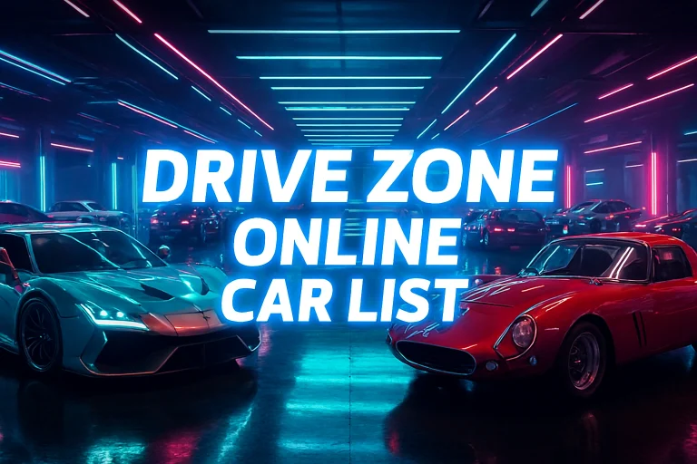 Drive Zone Online Car List: Explore Every Vehicle in the Game 2 Drive Zone Online Car List
