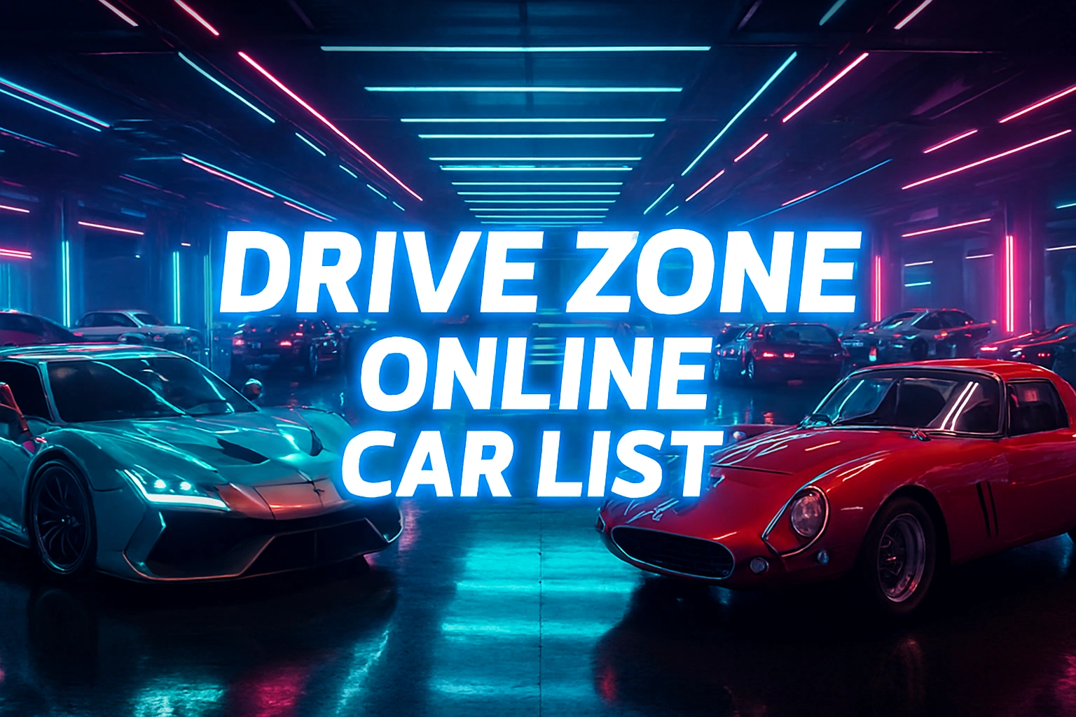 Drive Zone Online Car List: Explore Every Vehicle in the Game 1 Drive Zone Online Car List