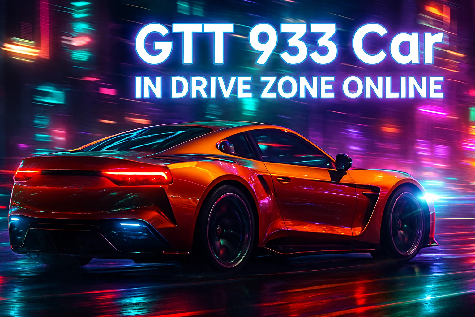 GTT 933 Car in Drive Zone Online: The Ultimate Speed Machine You Need to Try 1 GTT 933 car in Drive Zone Online
