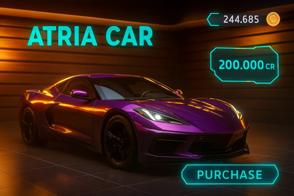 How to Get the Atria Car in Drive Zone Online
