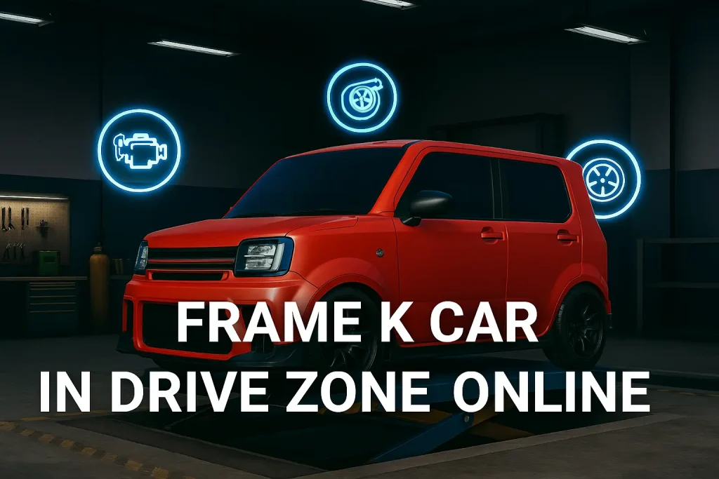 Frame K Car in Drive Zone Online: A Compact Beast with Surprising Power 3 How to Unlock and Upgrade the Frame K Car