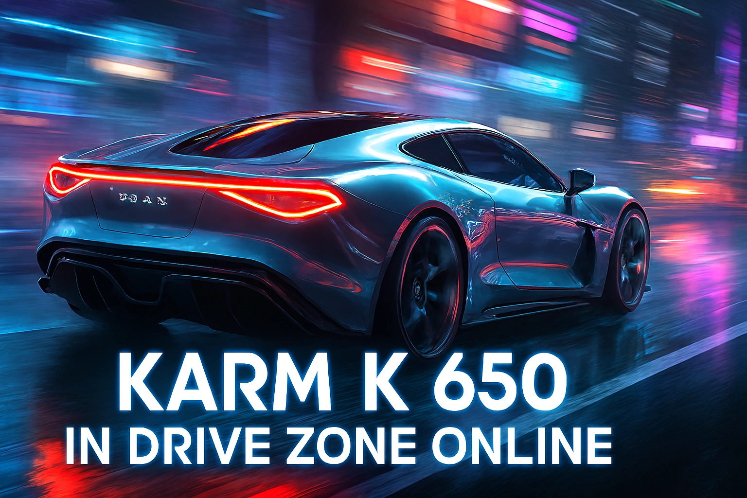 The Arrival of Karm K 650 in Drive Zone Online 1 The Arrival of Karm K 650 in Drive Zone Online